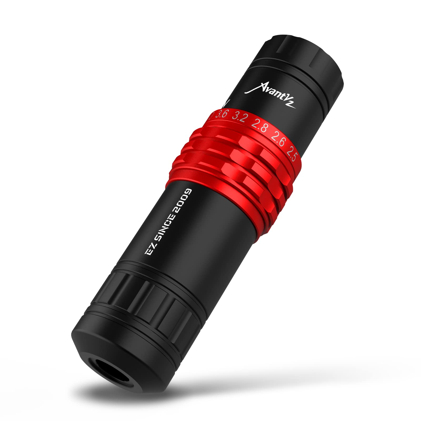 EZTAT2 Rotary Tattoo Machine - 6 Adjustable Strokes 2.5mm-4.0mm Tattoo Pen Machine Kit with Coreless Motor Tatto Gun for Tattoo Cartridge Needles Supply (Avant V2 Red)