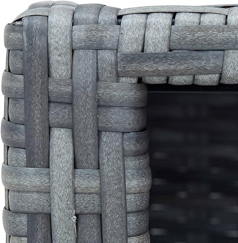 Miniatura 7 de Escalón inflable para bañera de hidromasaje, ratán de polietileno, marco de bañera de hidromasaje al aire libre para jardín, patio, uso interior y