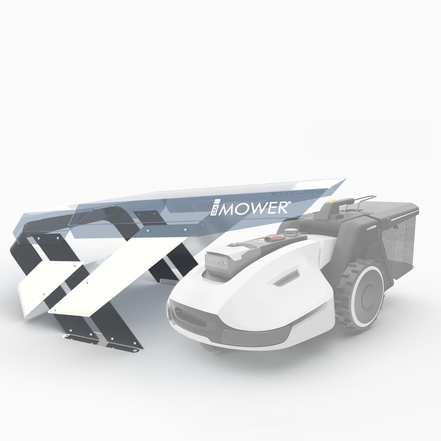 garage per robot tagliaerba Mobius Long compatibile con Mammotion Yuka con Sweeper kit raccoglifoglie