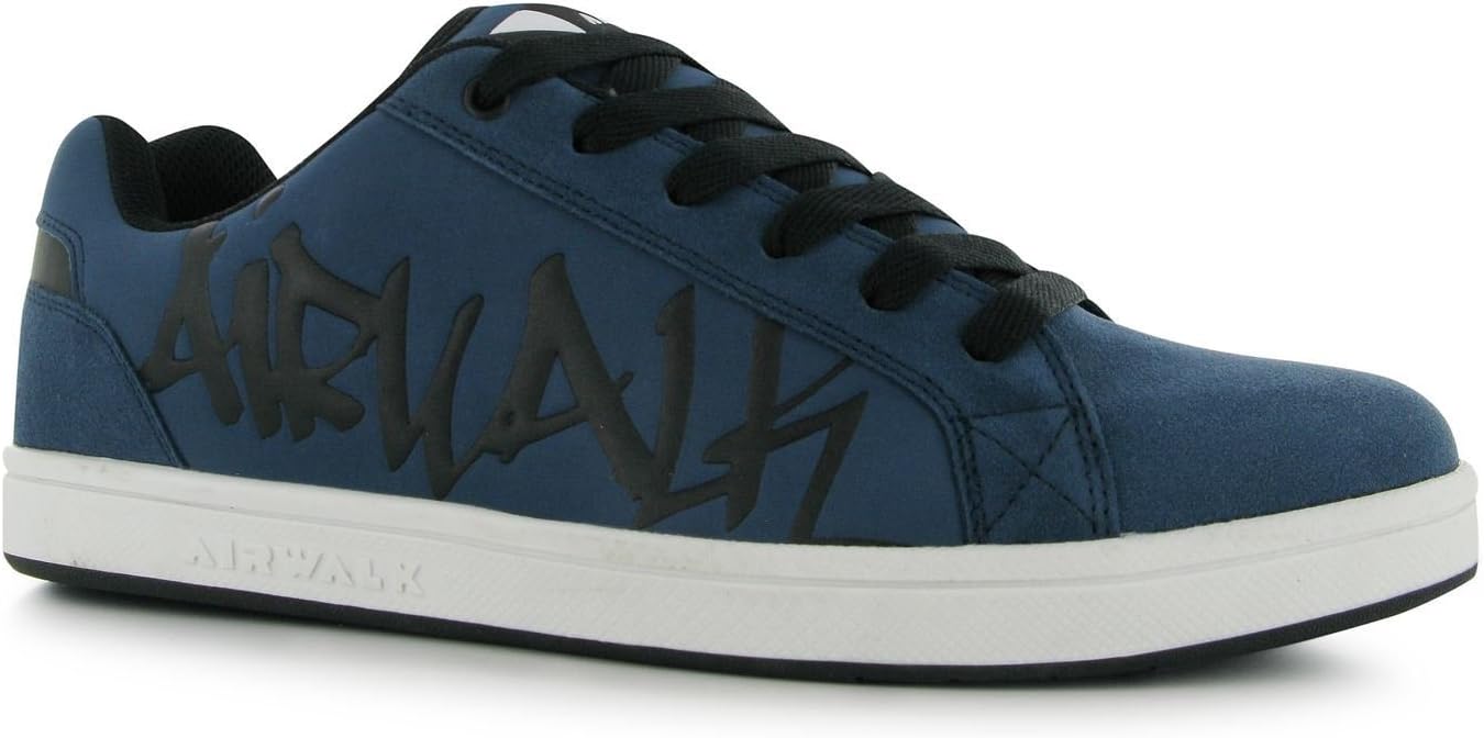 Airwalk Neptune Skate Shoes Mens Navy Casual Trainers Sneakers (UK12) (EU46)