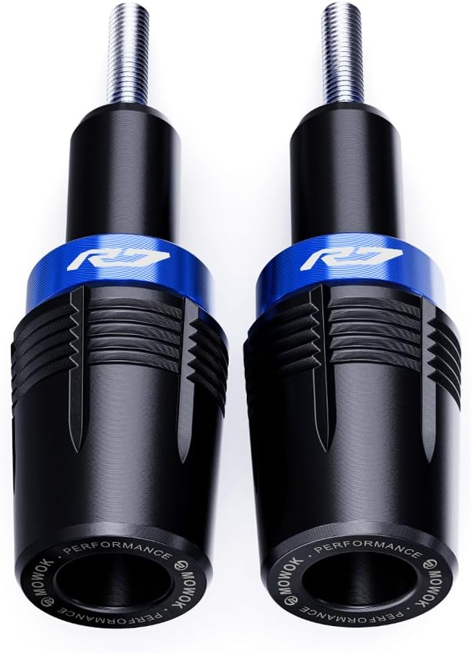 MOWOK Frame sliders For Yamaha R7 YZFR7 2021 2022 2023 2024 2025 Motorcycle Accessories Crash Protection pad Bobbins Pad Falling Protector Frame Sliders YZF-R7 (Blue)