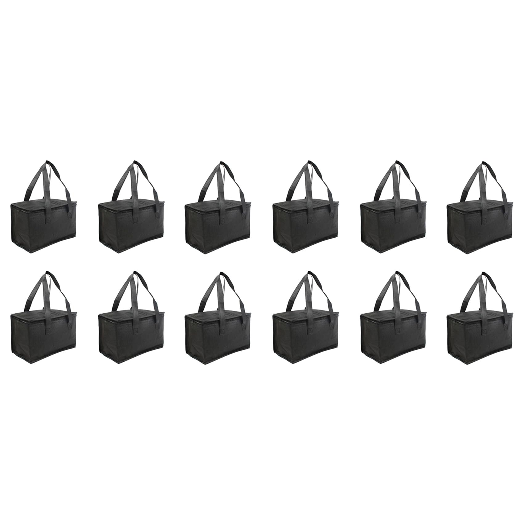 Hndhbfgrt 12PCS Outdoor Portable Lunch Insulated Bag, Beer Delivery Bag, Foldable Thermal Picnic Bag, Cold Food Warm-Keeping Bag