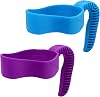 30 oz Cup Handle, Non-Slip Travel Mug Grip Cup Holder, Comfortable Replacement Handle for Stainless Steel Mugs and More Tumbler(30OZ(Blue, Purple))