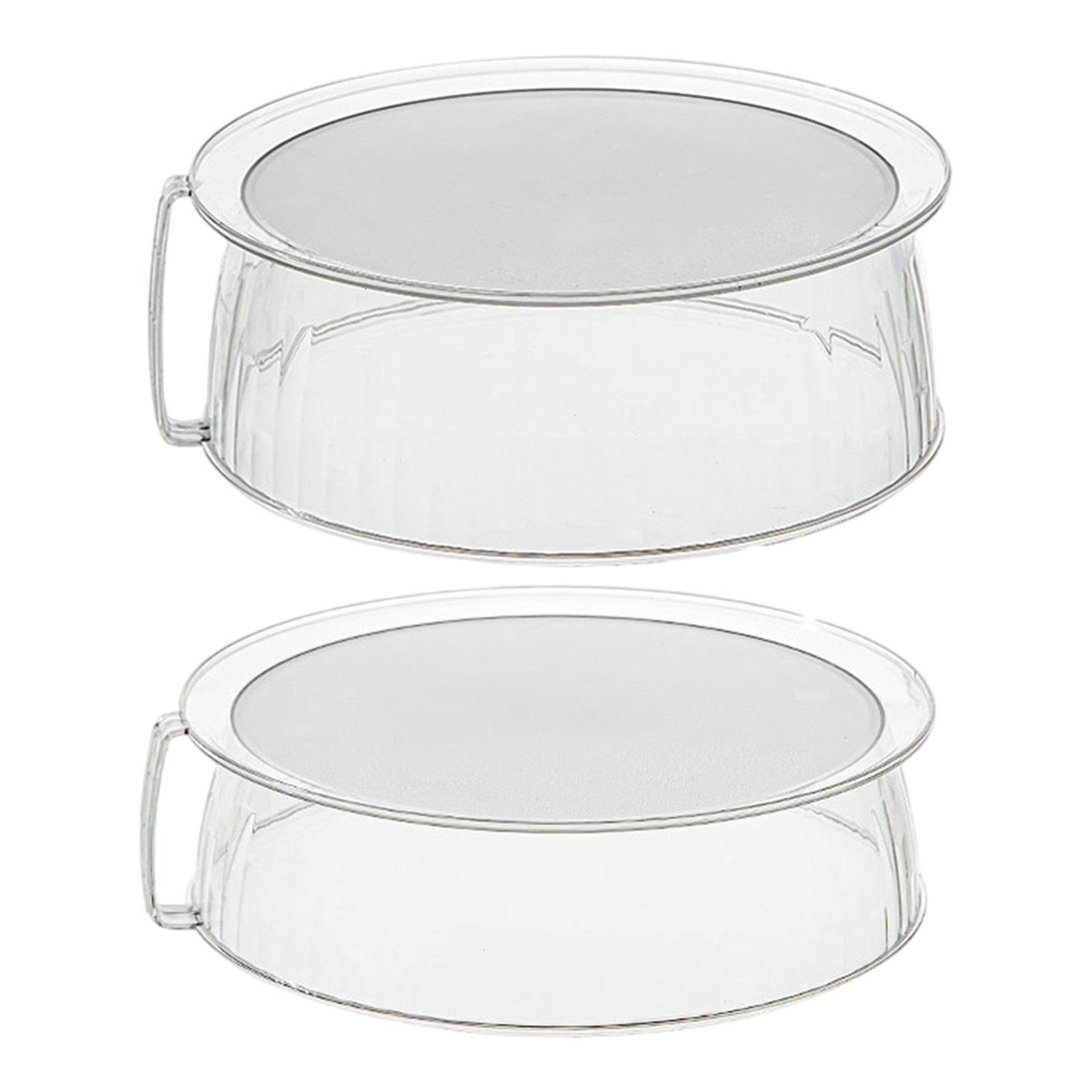 2 Stück Mikrowellen-Abdeckungen, Mikrowellen-Tellerdeckel, Mikrowellen-Spritzschutz, Clear House Items, 10" Mikrowellen-Abdeckung für Lebensmittel