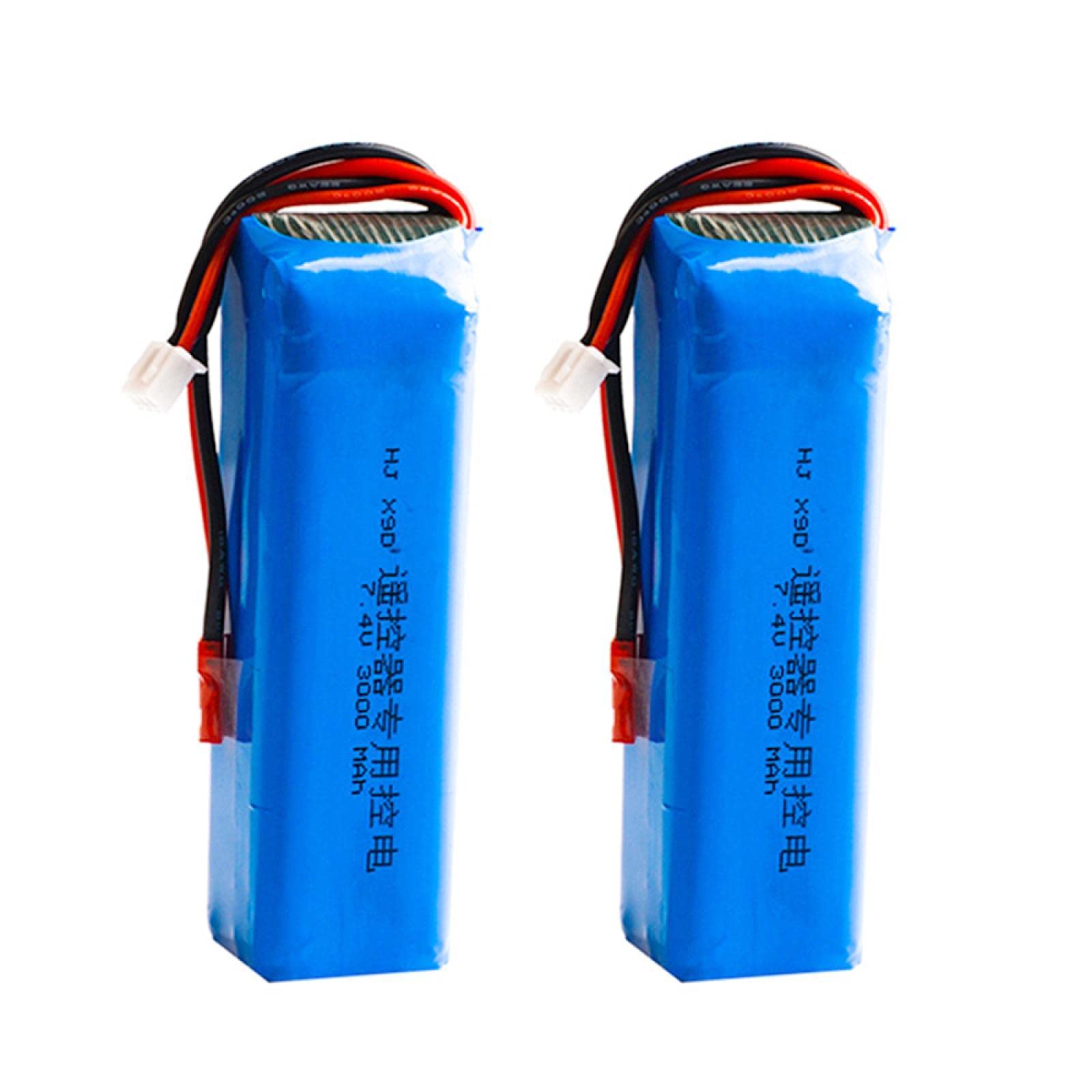 RFGTYH 7.4V 3000mAh lipo Battery for Frsky Taranis X9D Plus Transmitter 7.4V Lipo Battery Toys Accessories