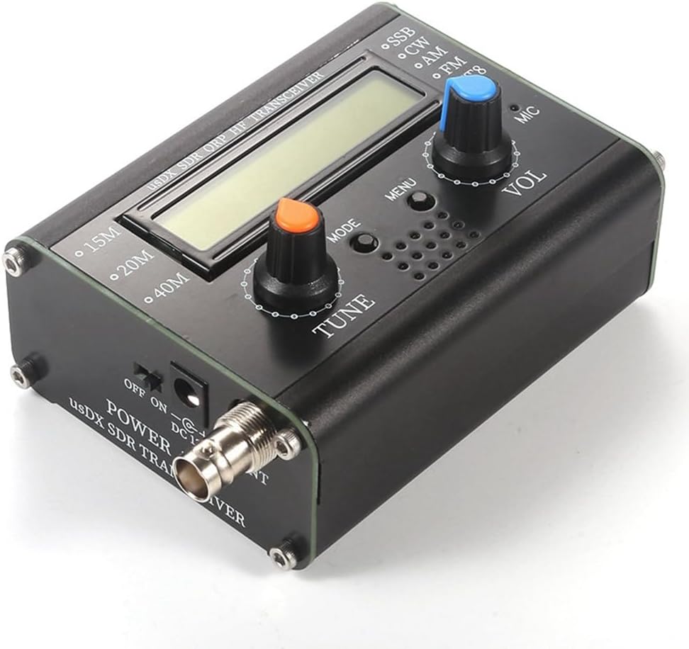 5W UsDX SDR QRP Transceiver QCX-SSB to SSB 3-Band All Mode High Frequency Transceiver with Handheld Microphone