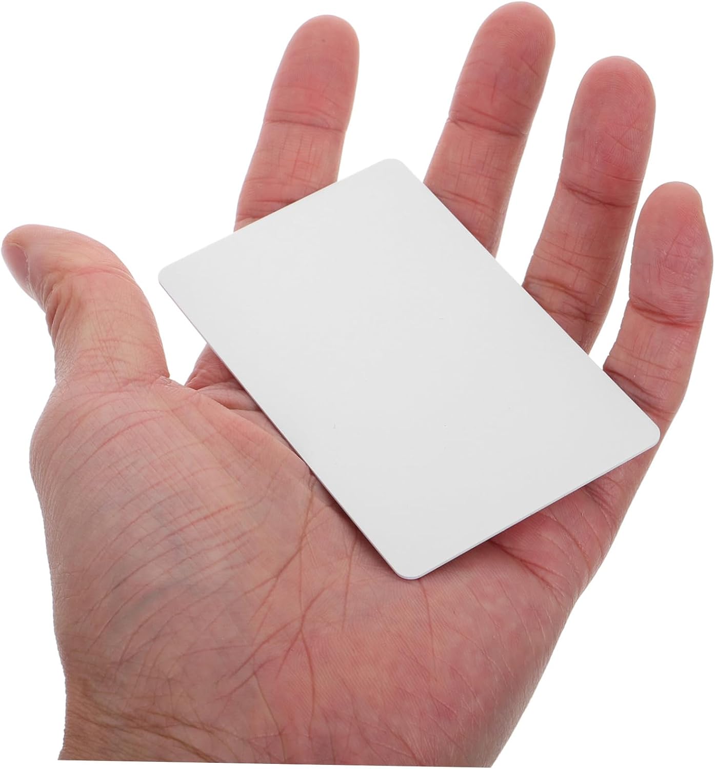 Generic 20 Pcs Blank PVC Cards Double Sided Printable White Id Cards for Access Control Credit Debit Identification Designs Surface