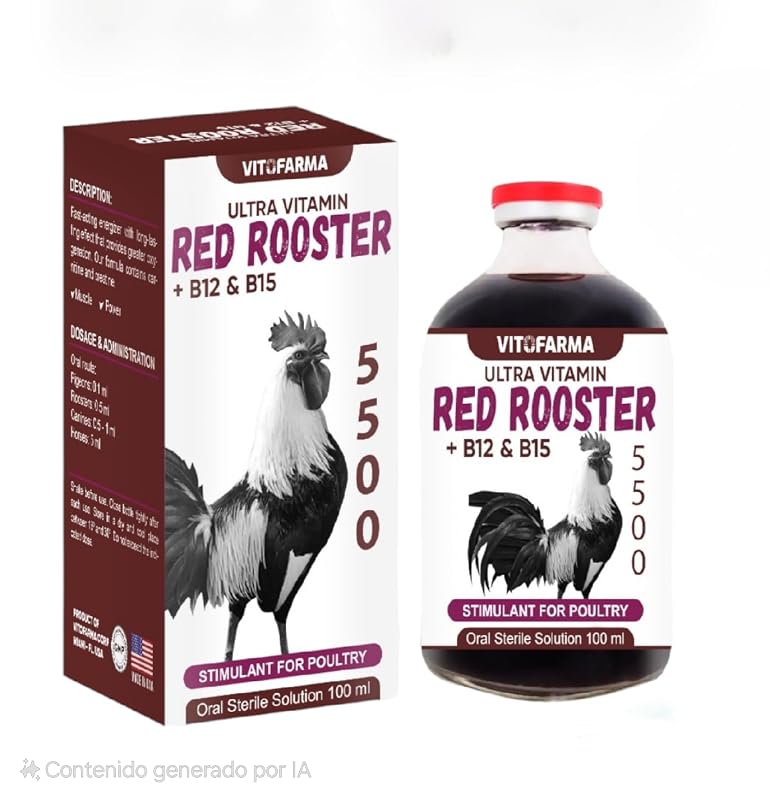 VITOFARMA Suplemento alimentar para aves com vitamina B12 5500, 100 mL