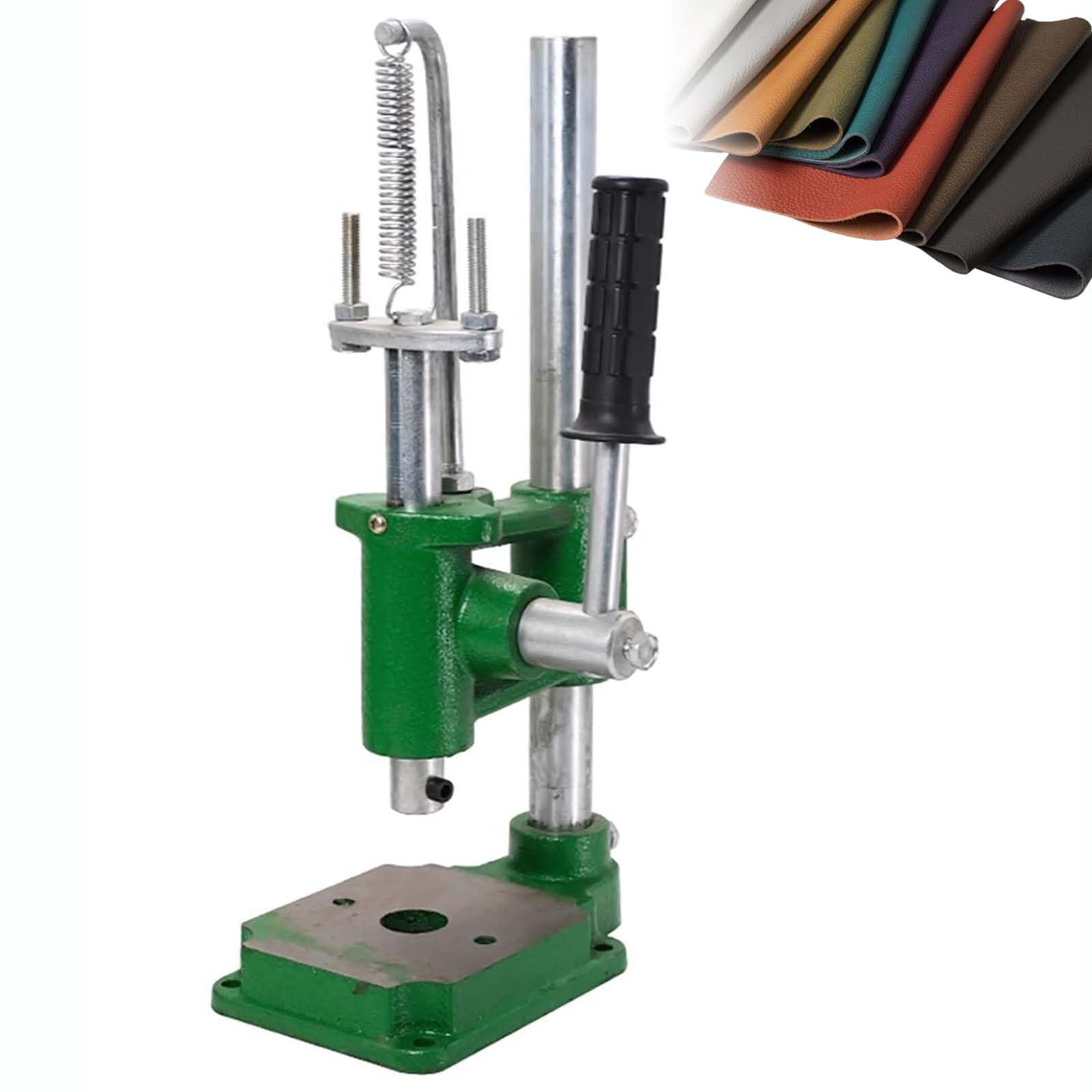 Eiwitany 320kg Head Manual Arbor Press, Benchtop Stamping Machine, for DIY Workshop Leather Punching, Copper Embossing & Jewelry Making Tasks