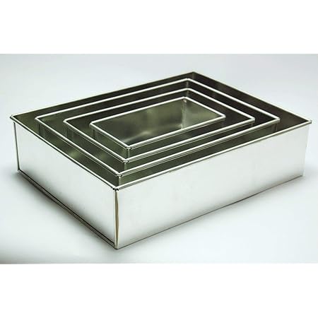 Moules A Gateau Rectangulaires A 4 Etages Pour Anniversaire De Mariage Amazon Fr Cuisine Et Maison