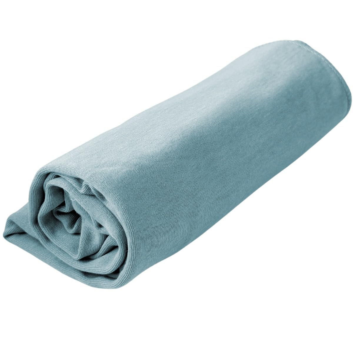 Hoppediz Pucktuch Baby – weich & elastisch aus Bio-Baumwolle – für ruhigen Schlaf – ab Geburt – vielseitig als Decke – von Hebammen empfohlen (Ocean)