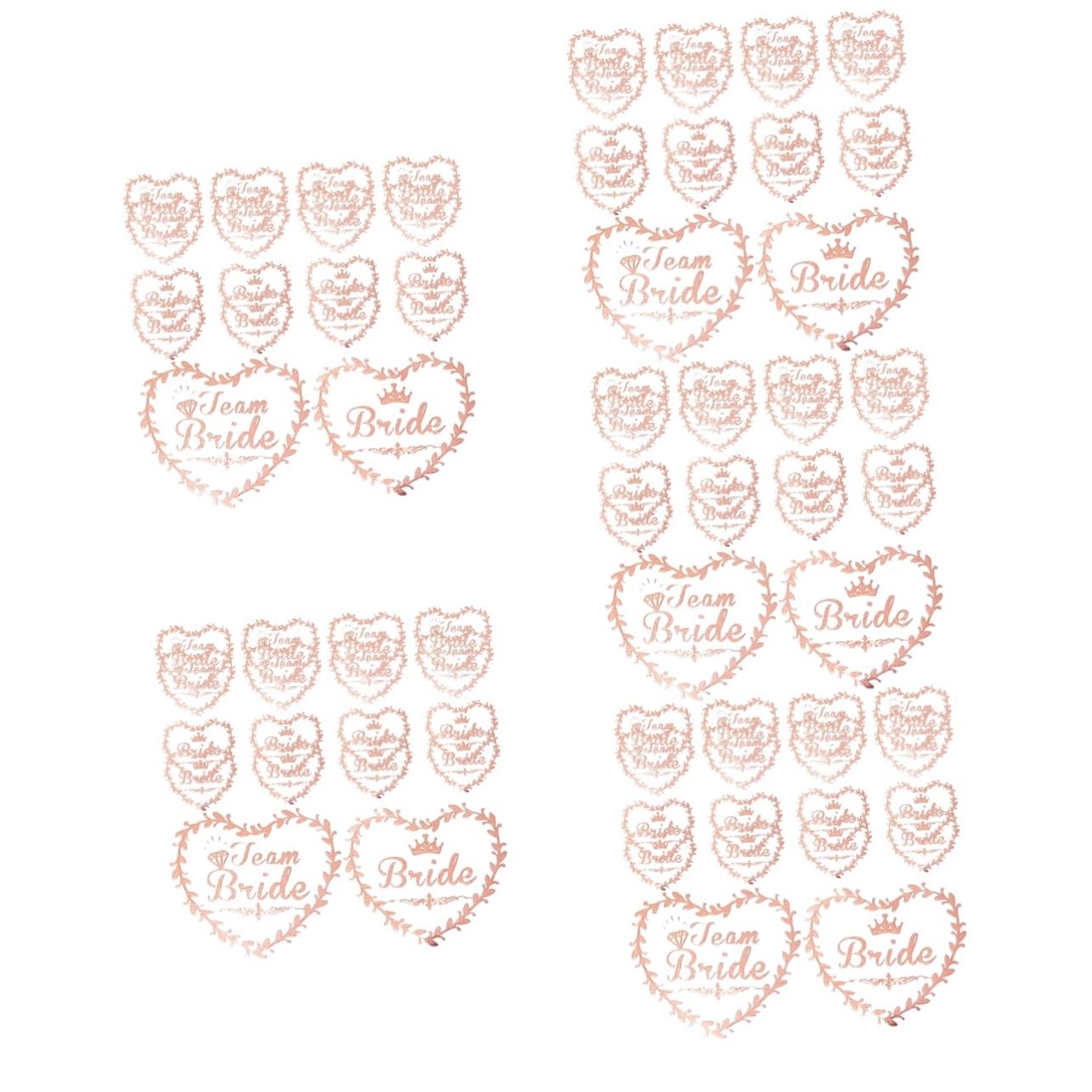 POPETPOP 200 Piezas Tatuajes Dorados Metalicos Favores Tatuajes De Fiesta Nupcial Pegatina De La Tribu De La Novia Tatuaje Falso De Boda Suministros De Ducha Dama De Honor Pavón Papel