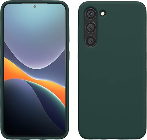 Miniatura 31 de kwmobile Funda Compatible con Samsung Galaxy S22 - Funda de teléfono de silicona TPU con acabado suave - Rojo Ruibarbo Piedra antigua,Azul