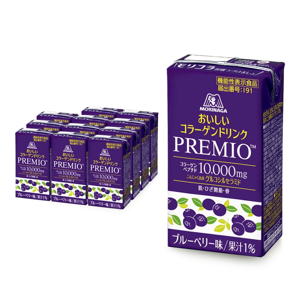 Amazon | 森永製菓 おいしいコラーゲンドリンク プレミオ 125ml 12本