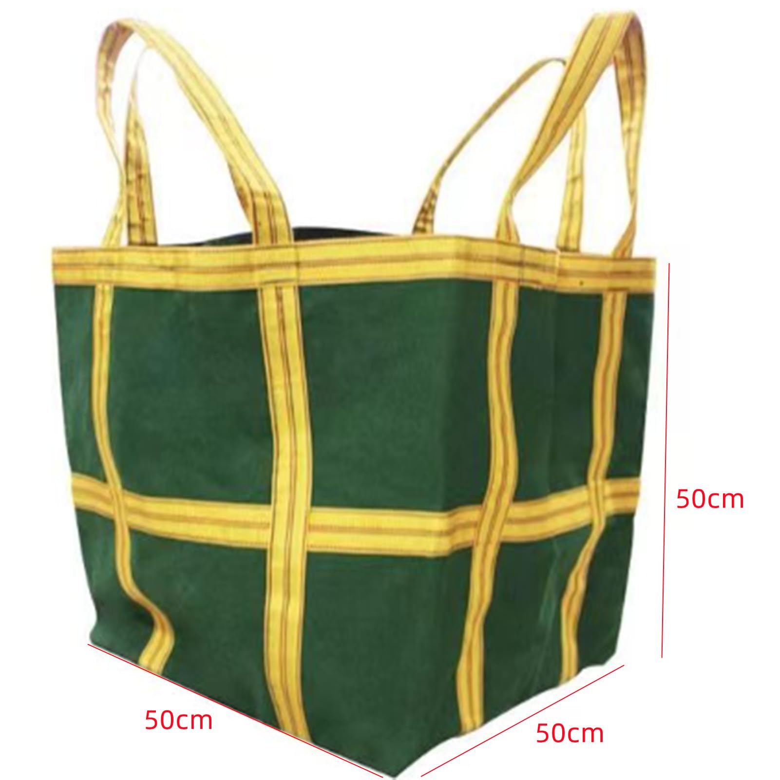 Sac de Levage en Nylon, Sacs de Levage durables et réutilisables, Sac en Voile tissé pour Plateforme de Grue, Chariot élévateur，Charge de 500 kg, 50 x 50 x 50 cm