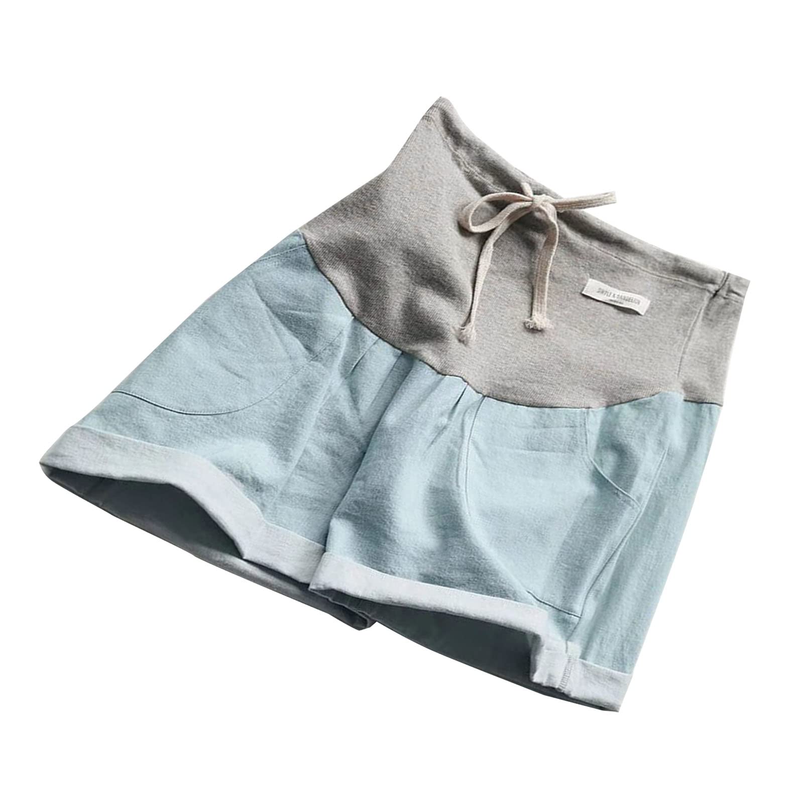Short de Maternité en Jean Stretch pour Femme Enceinte pour l'Été (M)
