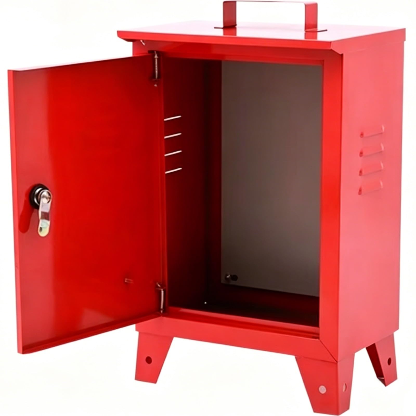 Armario Electrico de Acero Laminado en Frío, Caja Estanca Exterior Electrica IP55, Cuadro Electrico Superficie Acabado con Recubrimiento en Polvo Electrostático(25x30x18 cm/10x12x7 in)