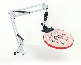 Embroidery Hoop Holder Lap Stand Rotated Cross Stitch Stand Hands Free,Cross Stitch Holder Stand Hand Embroidery Stand Lap, Embroidery Hoop Stand Lap Suitable for Embroidery Hoops