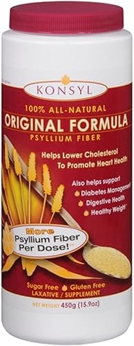 Konsyl Fórmula original de fibra de psyllium de 14.2 oz (402 g), el embalaje puede variar, paquete de 2