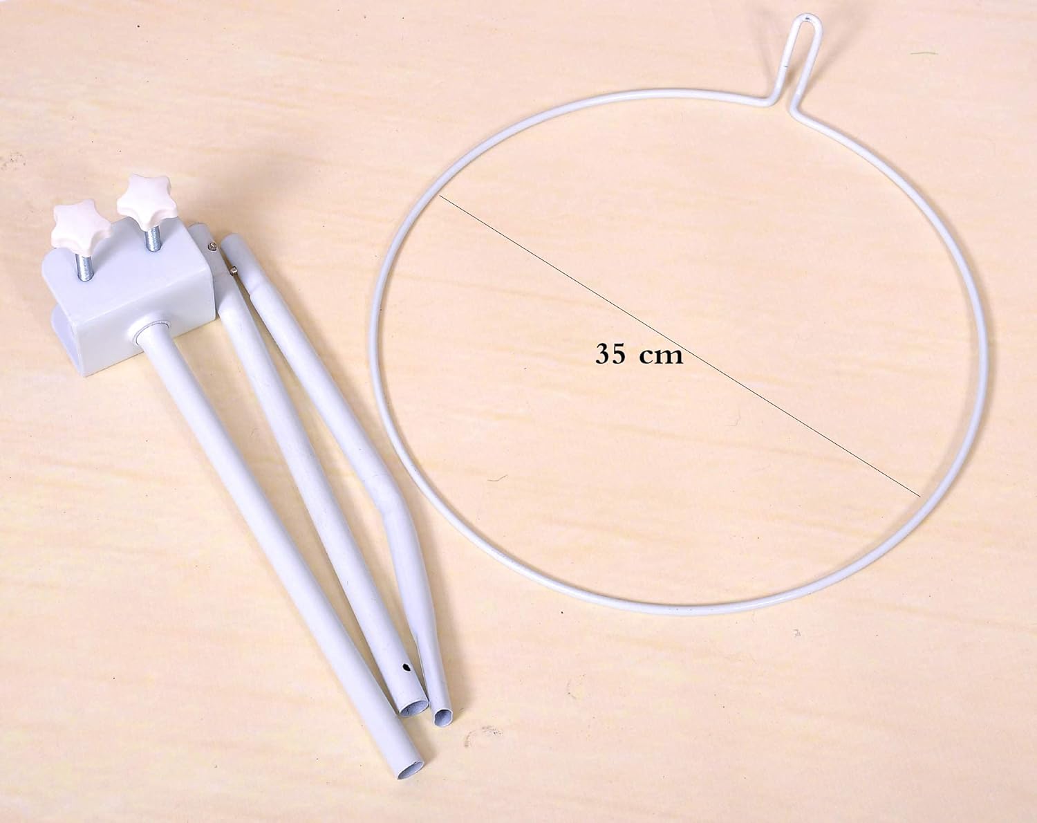 Baby Infant Toddler Bed Dome Cots Mosquito Netting Hanging Bed Net with Metal Adjustable Mosquito Net Stand Holder Support Ring Rack Stand Set