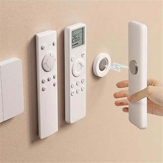 10-Pack Magnetic Remote Control Holder, Wall Mount Storage Organizer for TV, Fan, Air Conditioner