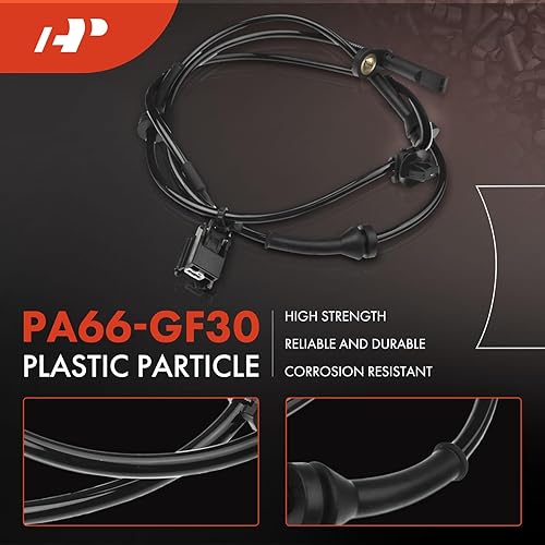 Miniatura 4 de A-Premium Sensor de Velocidad de Rueda ABS Compatible con Modelos Nissan e Infiniti - Pathfinder 2013-2020, QX60 2014-2019, Sport Utility - Lado