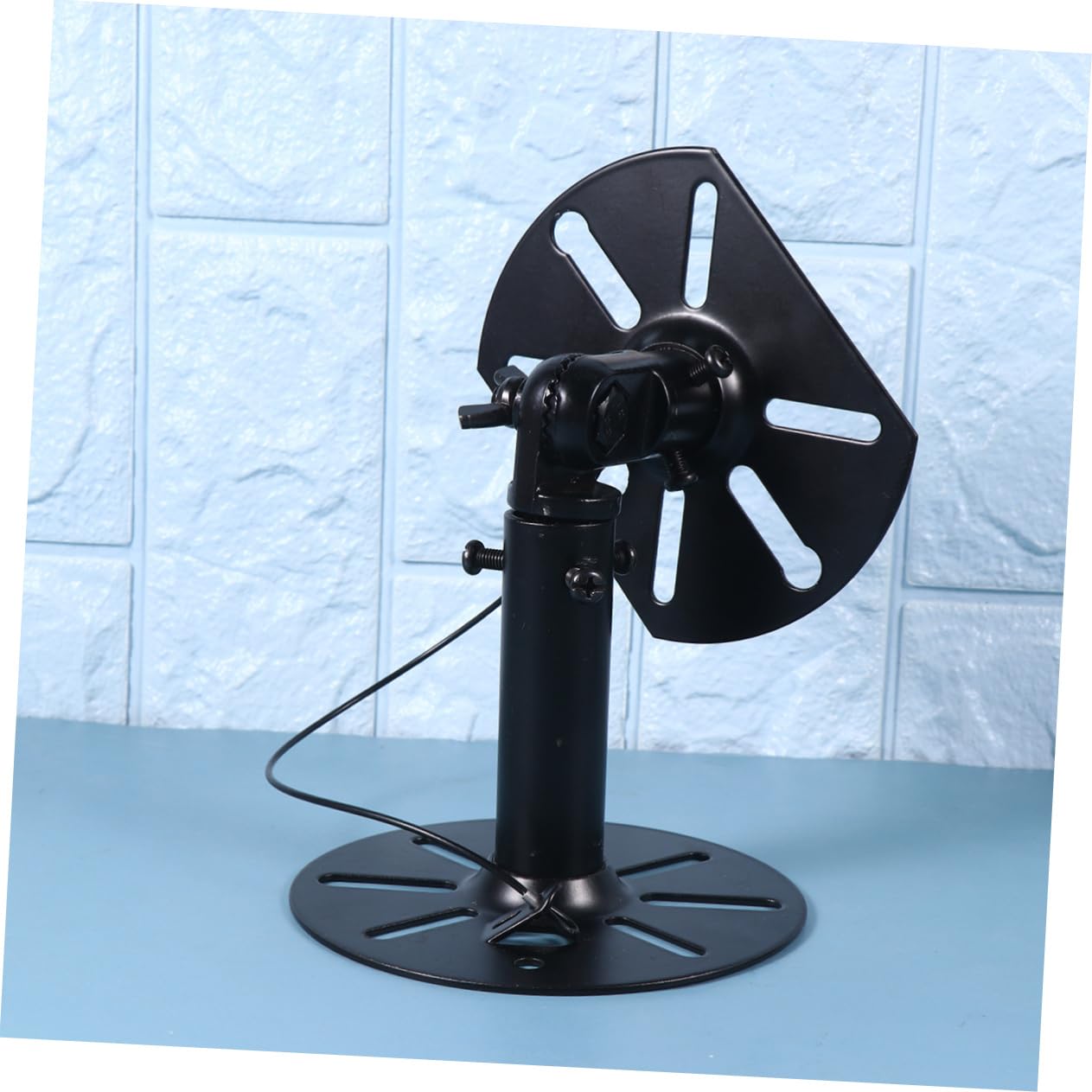 Uonlytech Soporte 2 Negro Piezas para Altavoces de Acero Pared