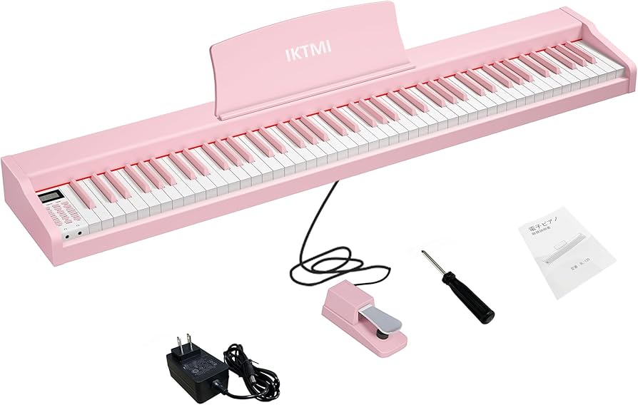 電子ピアノ 88鍵盤 ピアノ ペダル付き 木製 電子 ピアノ ポータブルピアノ Amazon | KIMFBAY 電子ピアノ 88鍵盤 卓上 木製 電子 ピアノ 88