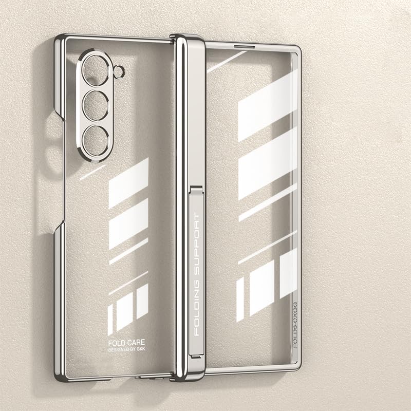Coque Galaxy Z Fold 6 protection intégrale antichoc béquille transparente polycarbonate rigide