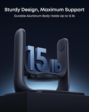 NEBULA Gimbal Stand for Projectors, 360 Rotation, Adjustable Height and Angle, Easy Setup, Projects onto Ceiling, Compatible X1, Cosmos 4K SE, Cosmos Laser 4K, for Backyard, Bedroom