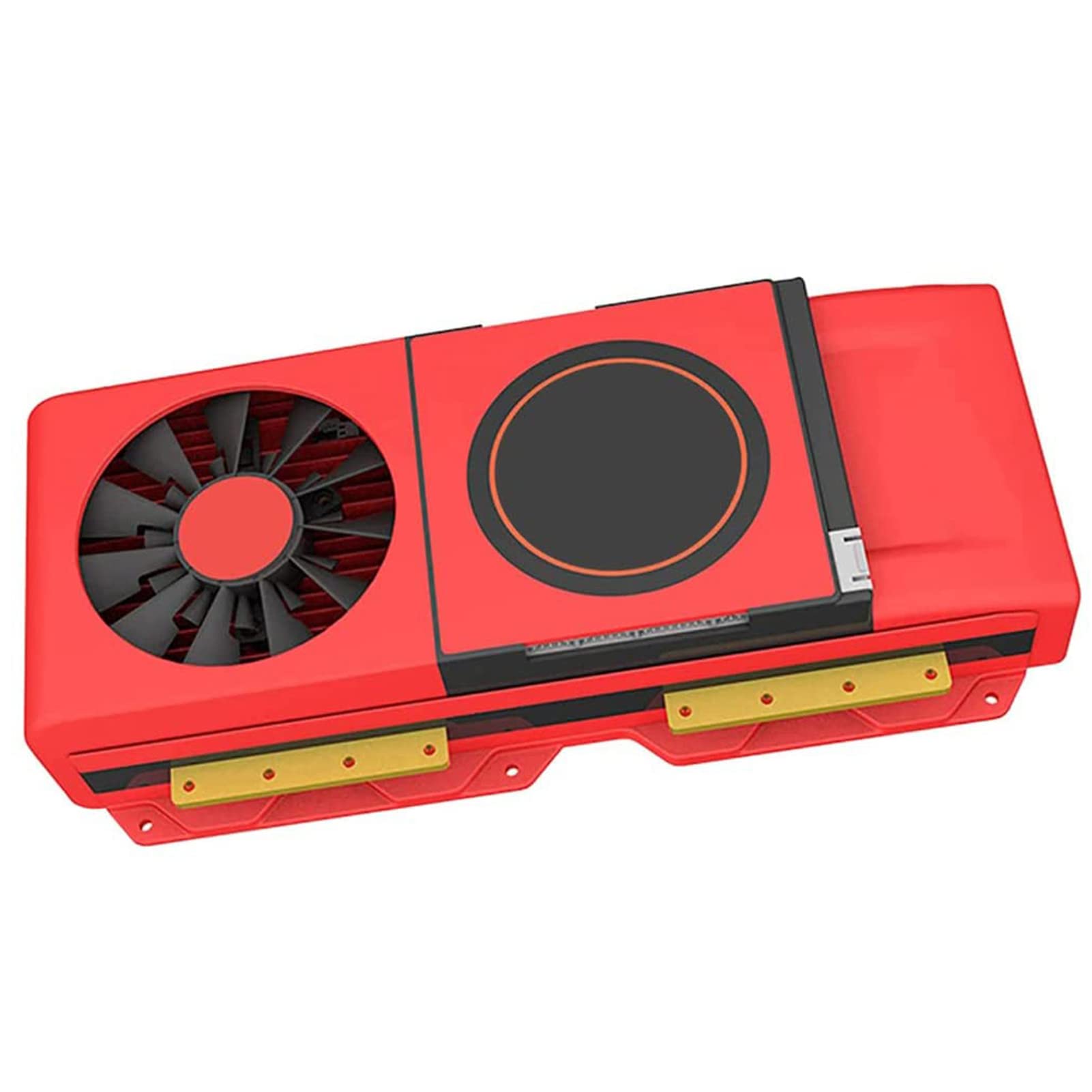 MERCU Battery Protection Board PCB Power Strips For 4/8/16Series 12V 24V 48V 3.2V Lithium Li-ion Cell Pack 18650 Lifepoe Batteries, with Balance +BT and Fan,16S 48V,500A FAN