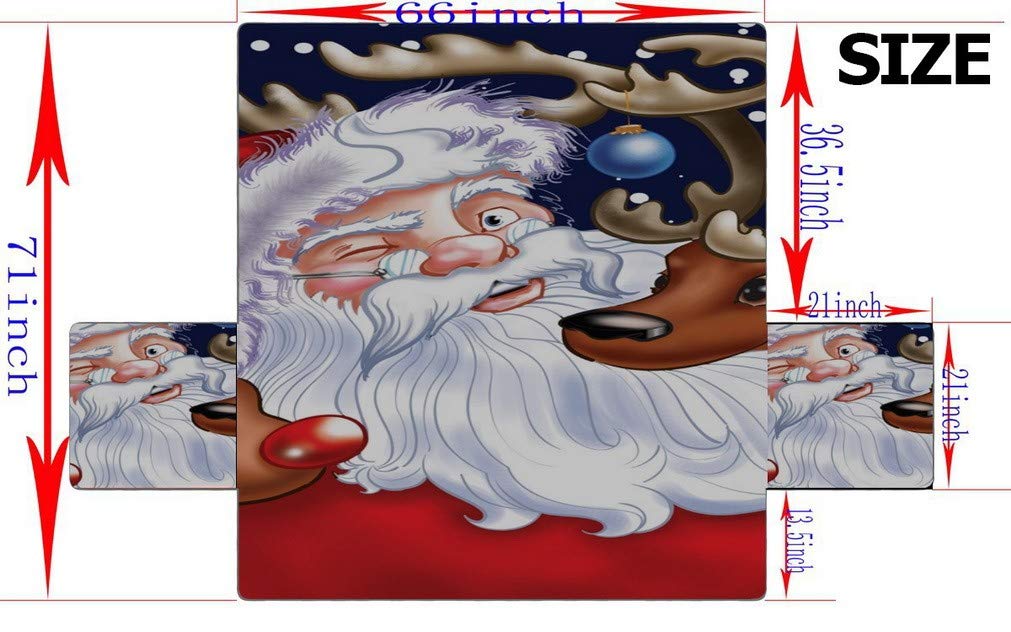 A.Monamour Sofabezug 'Verschneite Nacht' – Samt Überwurf Mit Weihnachtsmotiv Für Sofa & Sessel