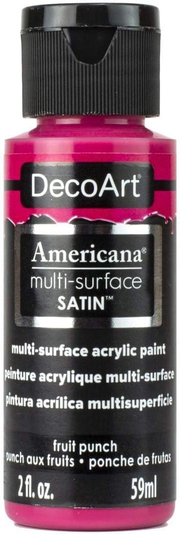 Deco Art Metallic Acrylic Paint, Fruit Punch, One Size