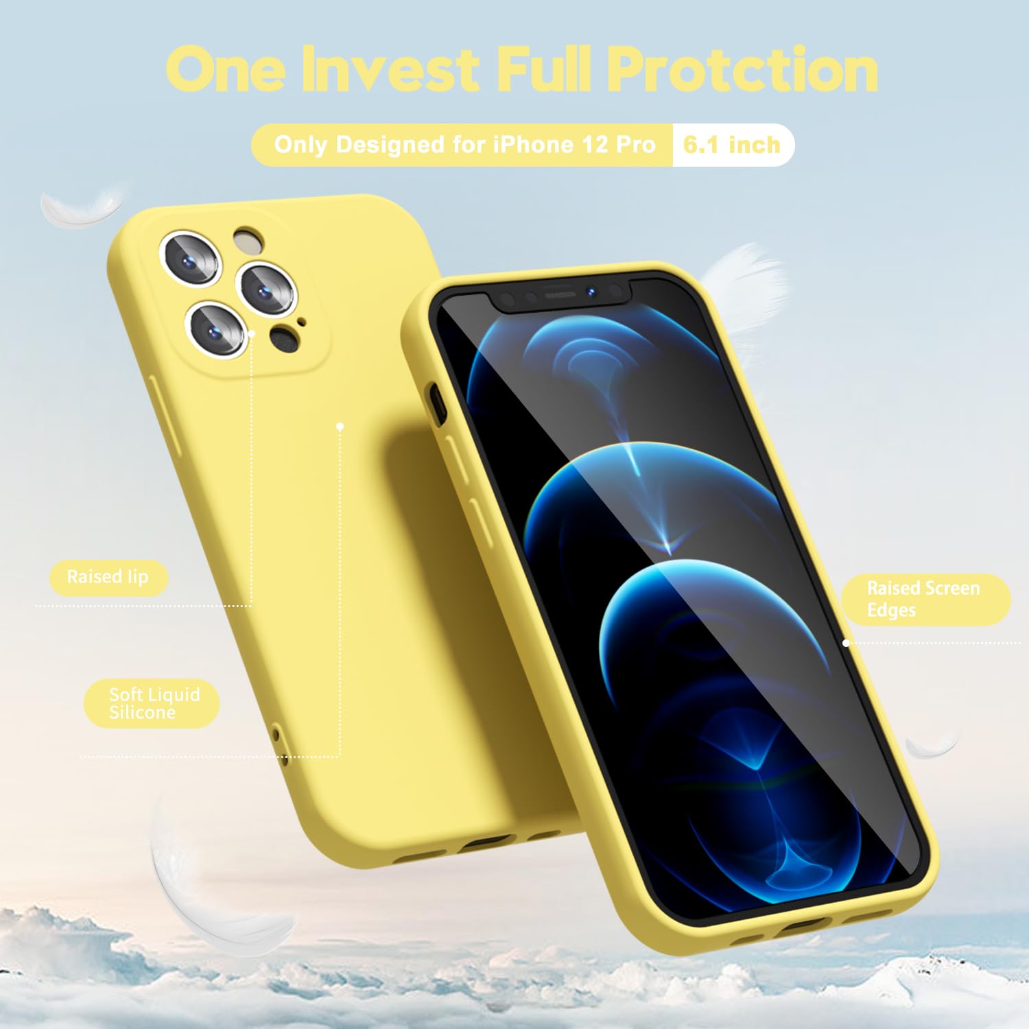 oakxco for iPhone 16 Pro Max Case Liquid Silicone, Soft Rubber Gel Elegant Aesthetic Basic Simple Cover, Cute Thin Slim TPU Matte Solid Color Plain Smooth Case for Women Girl, Light Pink — view 1684