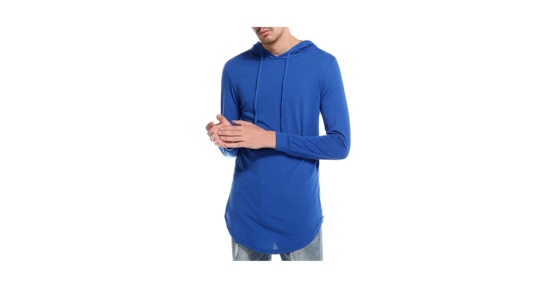 トップス Crooked Zipper Hooded Sweatshirt Jedyful Mens Hipster Long Sleeve Side Zipper Hooded Shirt