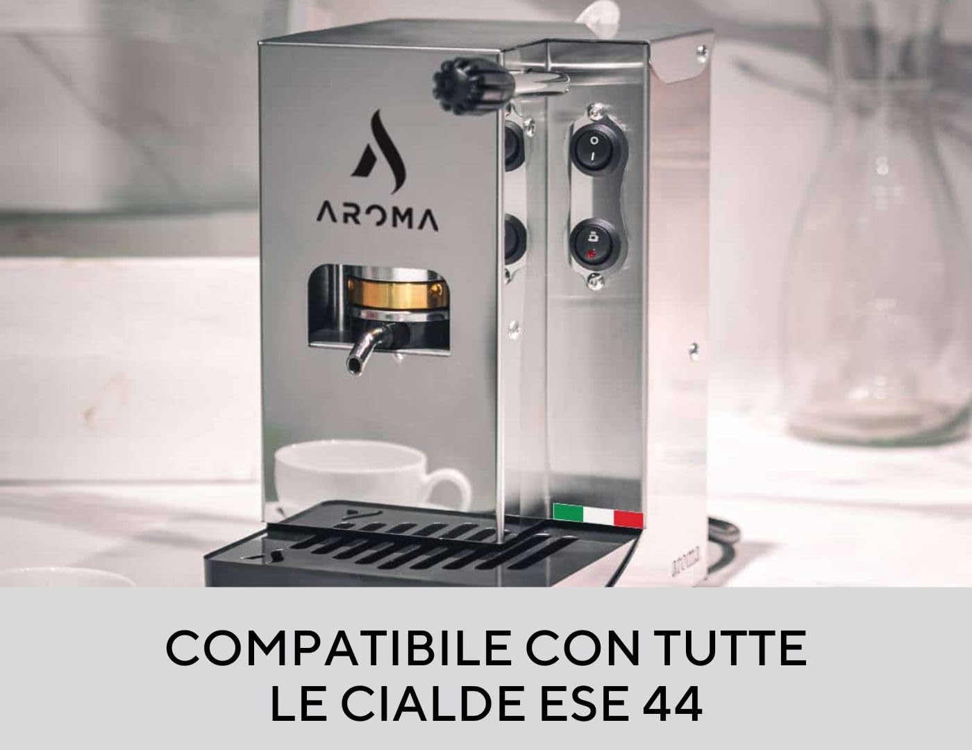 Aroma Plus Silver, Macchina caffè espresso cialde ESE 44