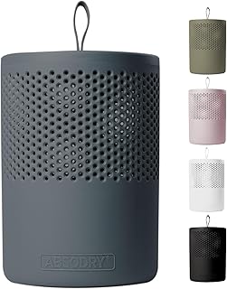 AbsoDry Duo Family - Déshumidificateur d'air anti moisissure non électrique - Absorbeur d'humidité - Pour une meilleure qualité de l'air - Anti humidité maison, salle de bain, chambre - Gris foncé