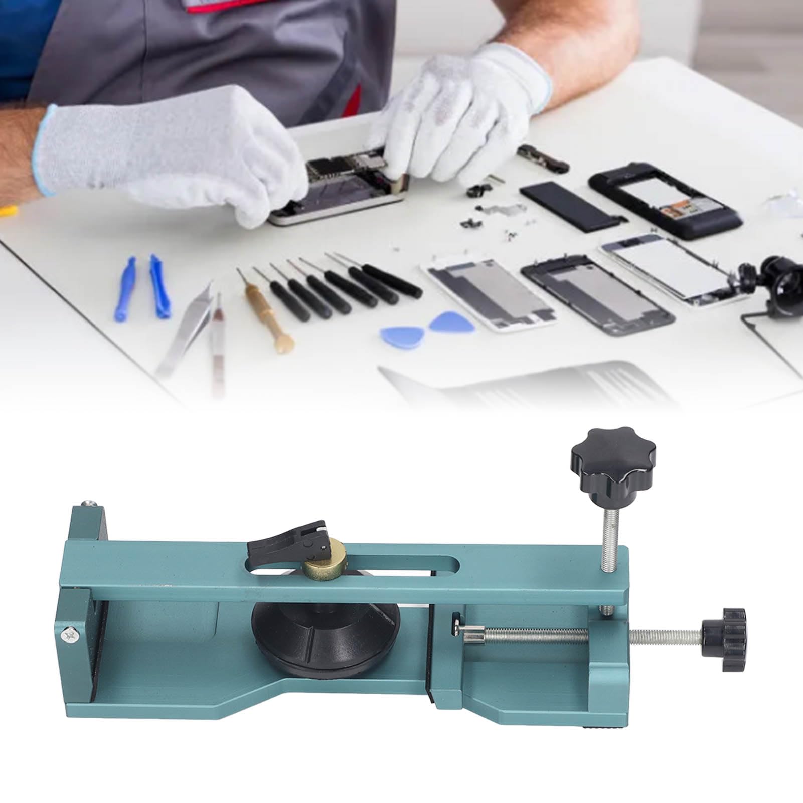 Separatore Schermo LCD con Potenti Ventose per Rimuovere lo Schermo LCD del Telefono e la Cover Posteriore in Vetro, Adatto per 6, 6 Plus, 7, 7 Plus, 8, 8 Plus, per SE,