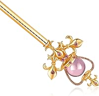 Vista 5 de HAIQILIN Varitas de princesa cetro reina para mujer, color rosa