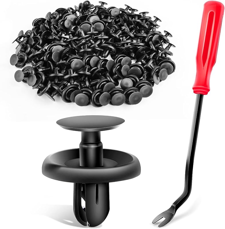 Clips de fixação tipo push GOOACC GRC-32 para carroceria Lexus e Toyota – Kit com 100 unidades e removedor