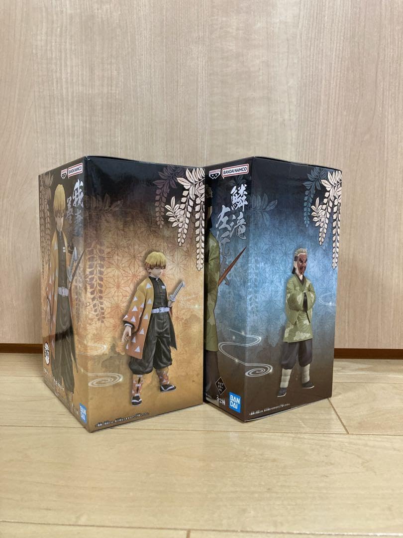 Amazon.co.jp: 鬼 滅 我妻善逸、鱗滝左近次フィギュア2点セット : おもちゃ