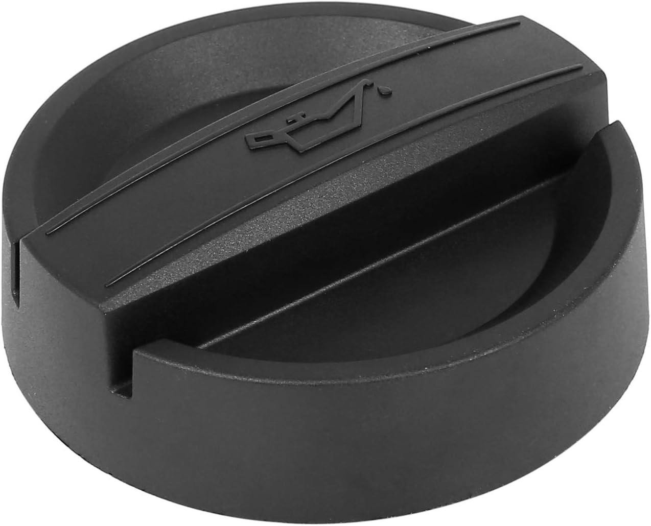 X AUTOHAUX Black Oil Filler Cap Cover 11128655331 for BMW E88 E90 E60