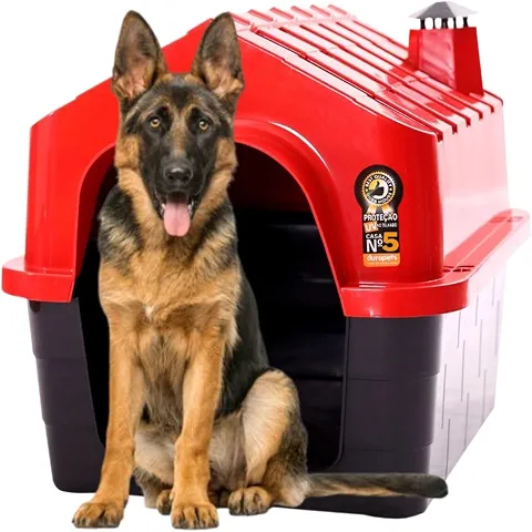 Dura Pet Casa de Cachorro DuraHouse N5, Vermelha