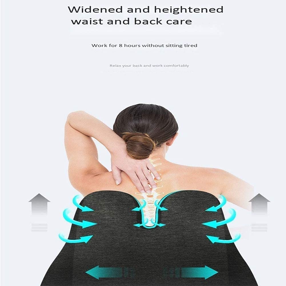 Poduszka podtrzymująca lędźwie, przenośna, ergonomiczna pianka z pamięcią kształtu z ochroną podwójnego skrzydła do biur, samochodów i wózków inwalidzkich, idealny komfort i stabilność