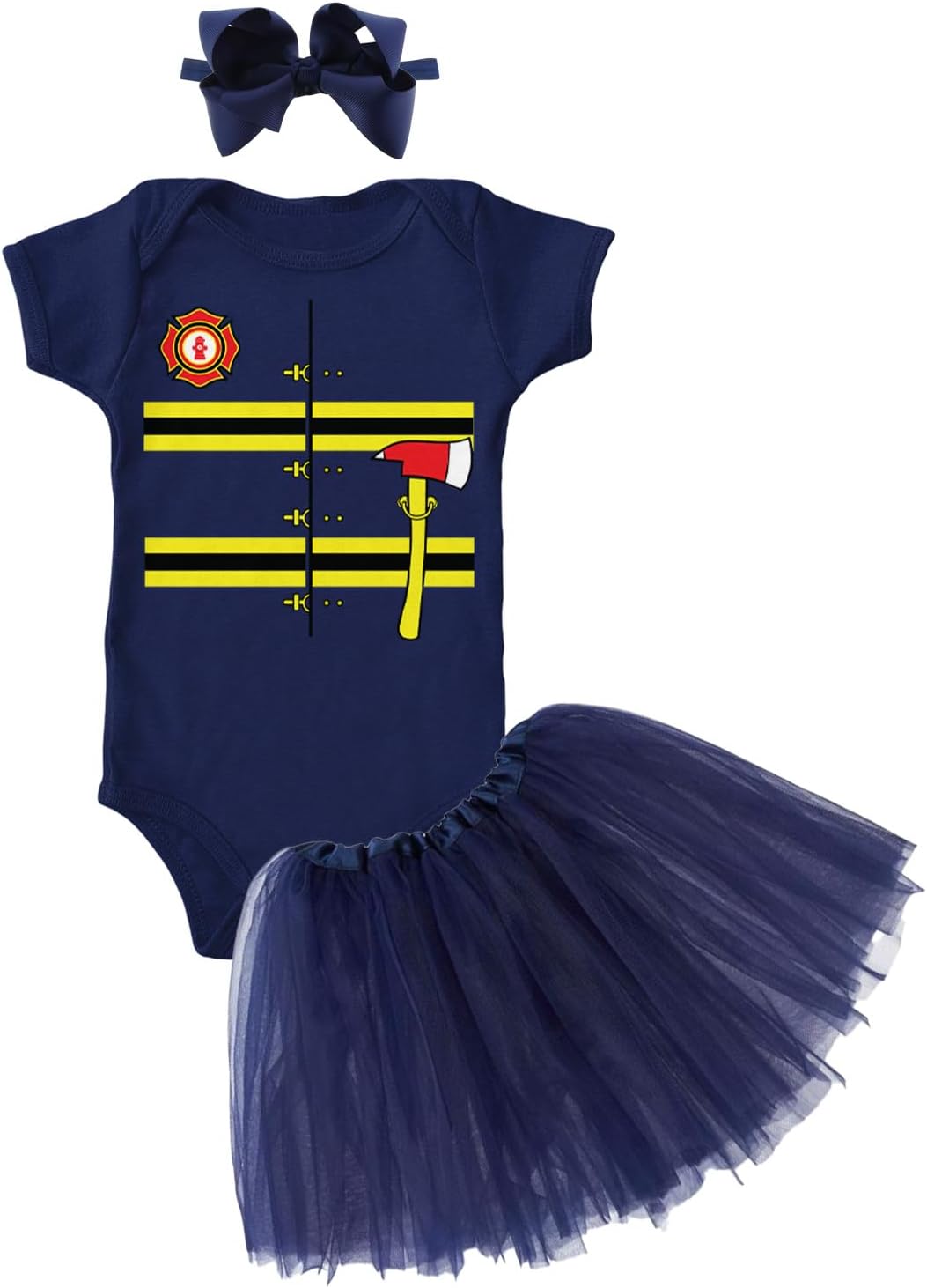 Tcombo Firefighter Outfit - Hero Fireman Bodysuit