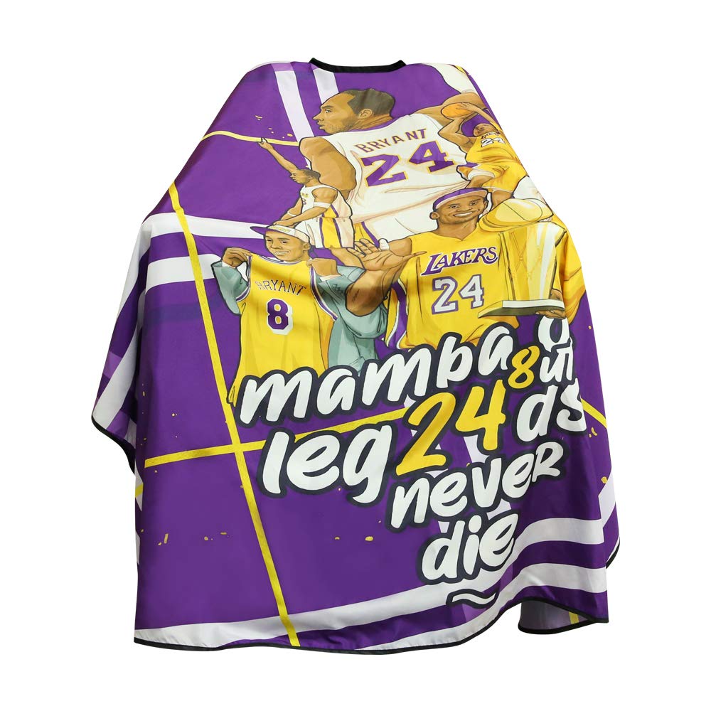 Capas de peluquería, capa corte pelo ajustable con hebilla oculta, salón profesional, antiestática, peluquería adecuada para peluquerías y tiendas belleza, 57 * 65 inch (púrpura)