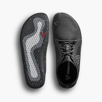 Vivobarefoot Primus Lite 3.5 Mens Barefoot Shoes | Build Strength, Balance & Mobility | Lightweight for Training & Running | Wide Fit Grounding Shoes | Vegan