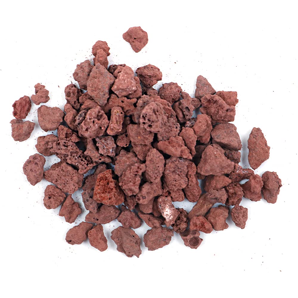 240g Gránulos de Roca de Lava,paisajismo Decorativo para Cuencos de Fuego,fogatas,Juegos de leños de Gas,chimeneas de Interior o Exterior - (3-5 mm)
