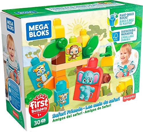 Mega Bloks First Builders Sustentável Amigos Da Floresta, 30 Blocos a Base de Planta