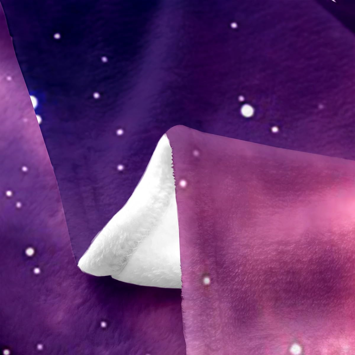 Feelyou Galaxy Plush Throw Blanket Queen 90"x90" Nebulae Flannel Fleece Blanket Outer Space All Season Bed Blanket 3D Printed Space Blanket Room Decor Universe Cloud Galaxy